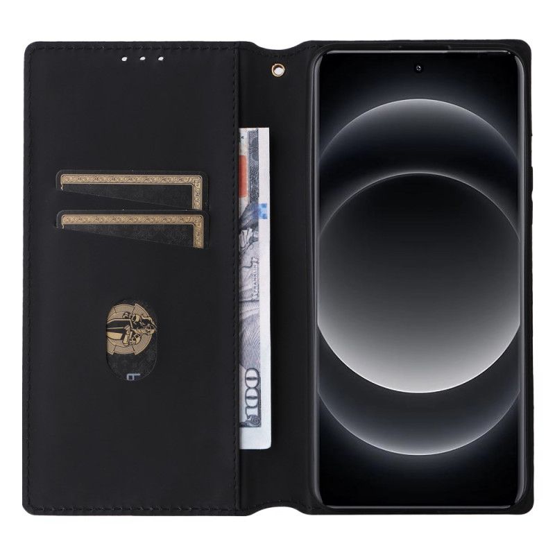 Flipové Puzdro Xiaomi 14 Ultra Kryt Na Mobil Diamantový Dizajn
