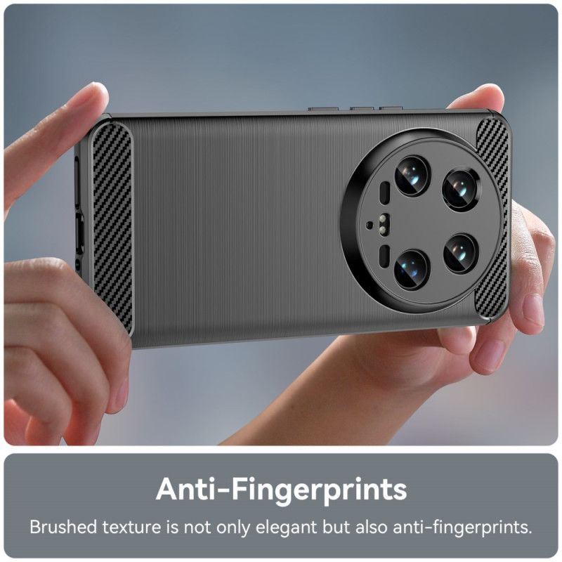 Kryt Xiaomi 14 Ultra Kartáčované Uhlíkové Vlákno