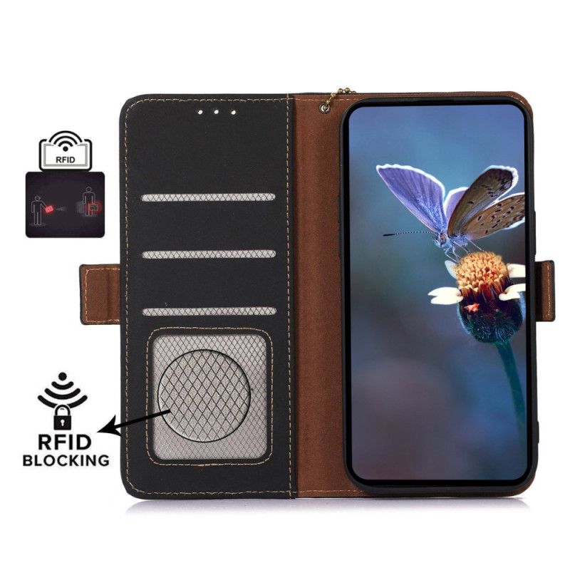 Puzdro Xiaomi 14 Ultra Blokovanie Rfid Z Pravej Kože