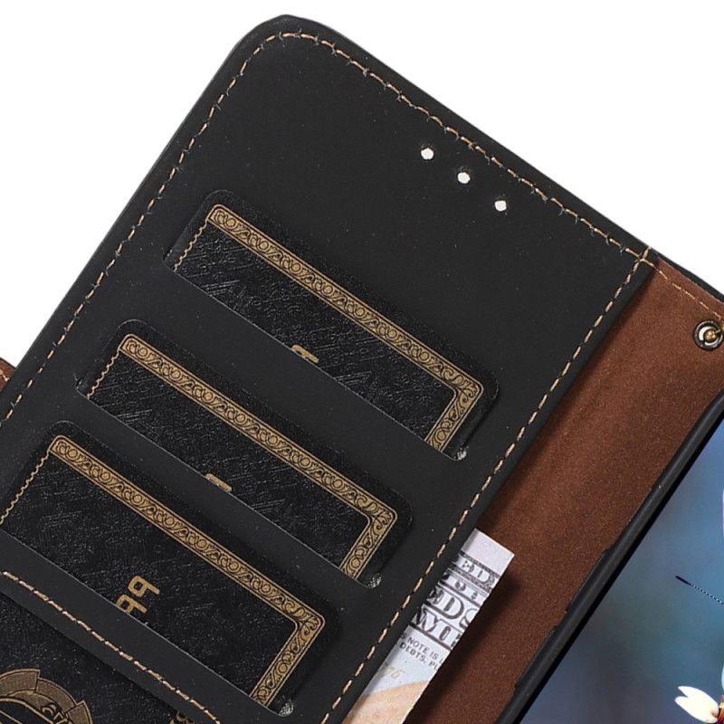 Puzdro Xiaomi 14 Ultra Blokovanie Rfid Z Pravej Kože