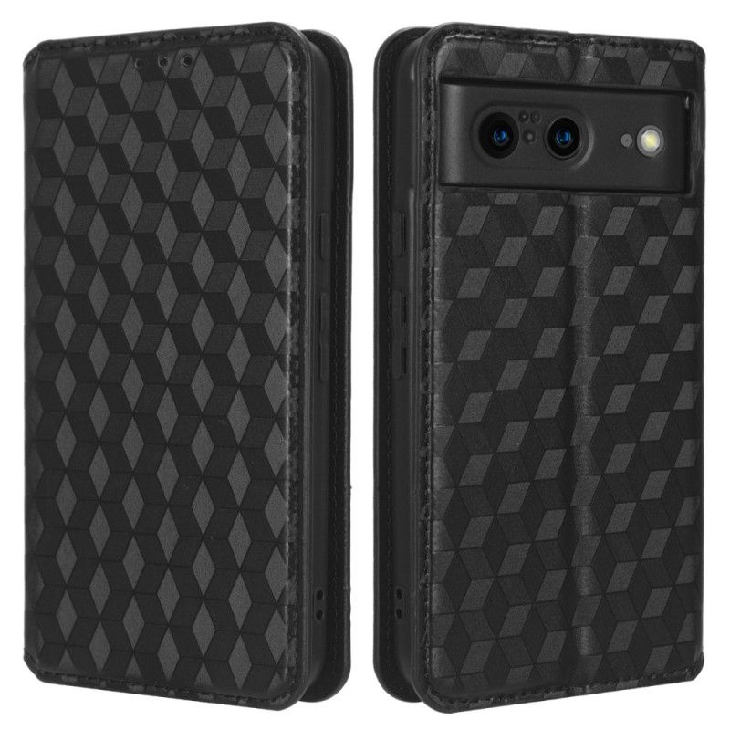 Flipové Puzdro Google Pixel 8 Kryt Na Mobil Kocky