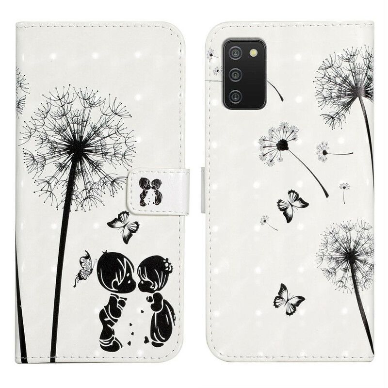 Kožené Puzdro Samsung Galaxy A02s Baby Love Púpava