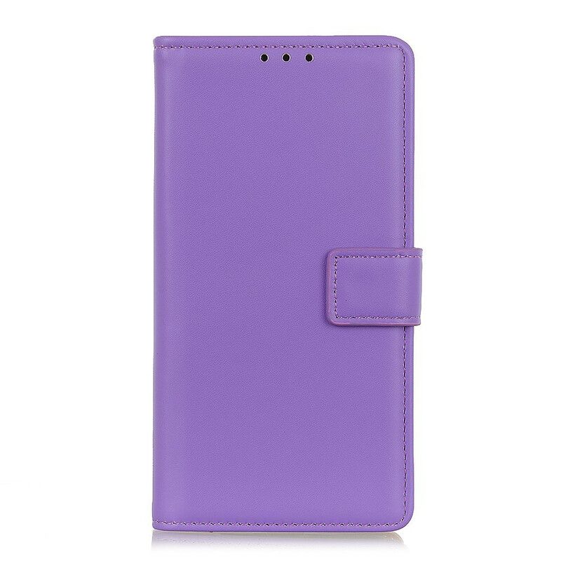 Peňaženkový Kryt Samsung Galaxy A02s Obyčajná Umelá Koža
