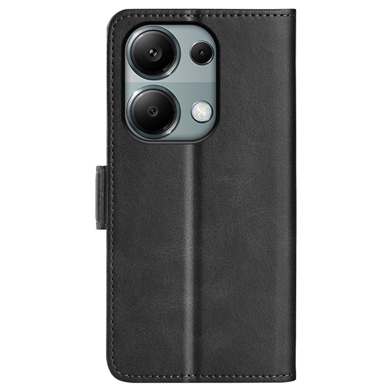 Kožené Puzdro Xiaomi Redmi Note 13 Pro 4g Kryt Na Mobil Dvojitá Magnetická Spona