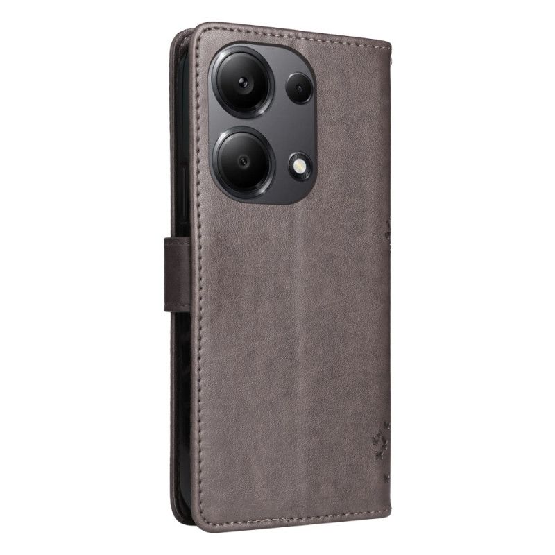 Kožené Puzdro Xiaomi Redmi Note 13 Pro 4g Strom A Mačka