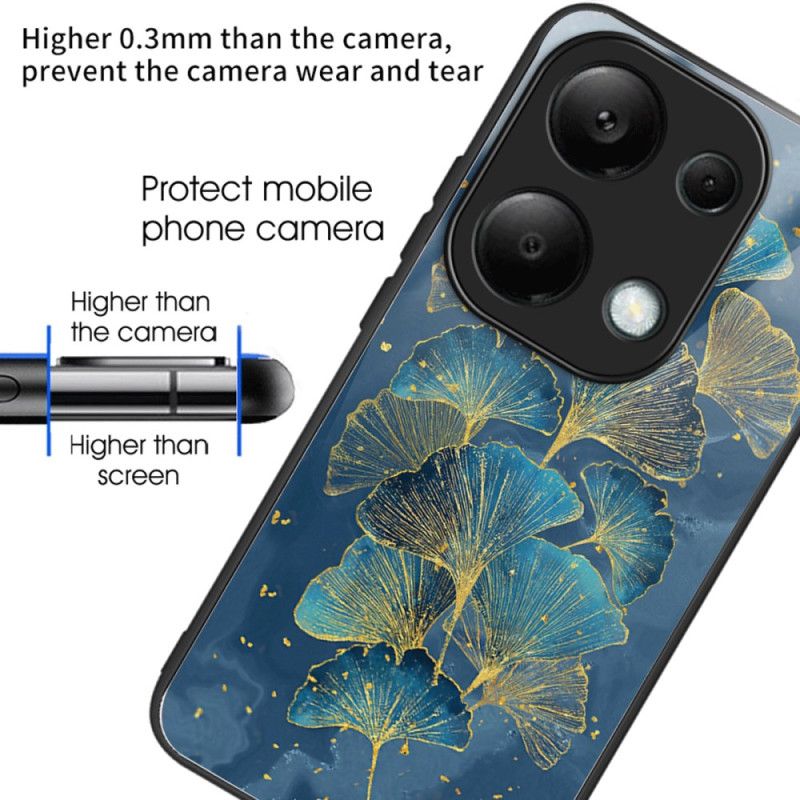 Kryt Xiaomi Redmi Note 13 Pro 4g Kvetinové Tvrdené Sklo