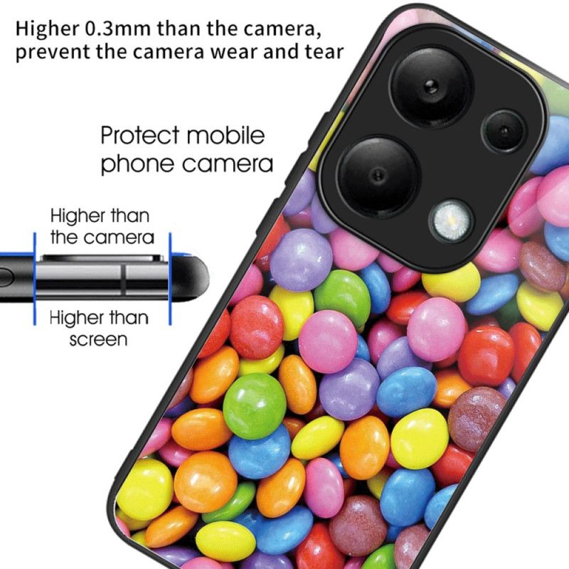 Kryt Xiaomi Redmi Note 13 Pro 4g Kryt Na Mobil Cukrík Z Tvrdeného Skla