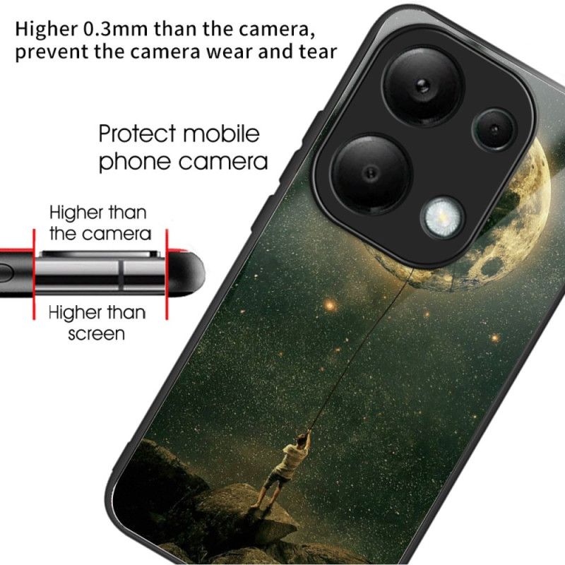 Kryt Xiaomi Redmi Note 13 Pro 4g Kryt Na Mobil Muž Na Mesiaci Tvrdené Sklo