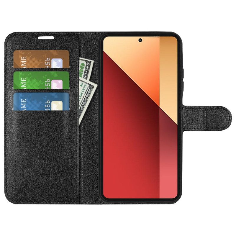 Puzdro Na Xiaomi Redmi Note 13 Pro 4g Klasická Umelá Koža Litchi