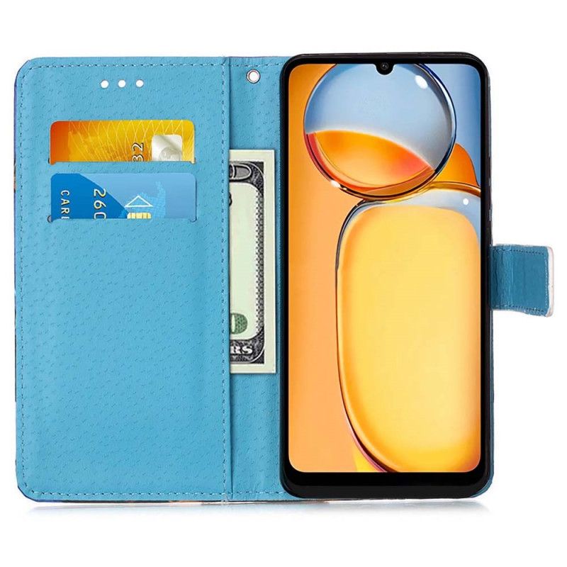 Puzdro Na Xiaomi Redmi Note 13 Pro 4g Motýle A Srdcia S Remienkom