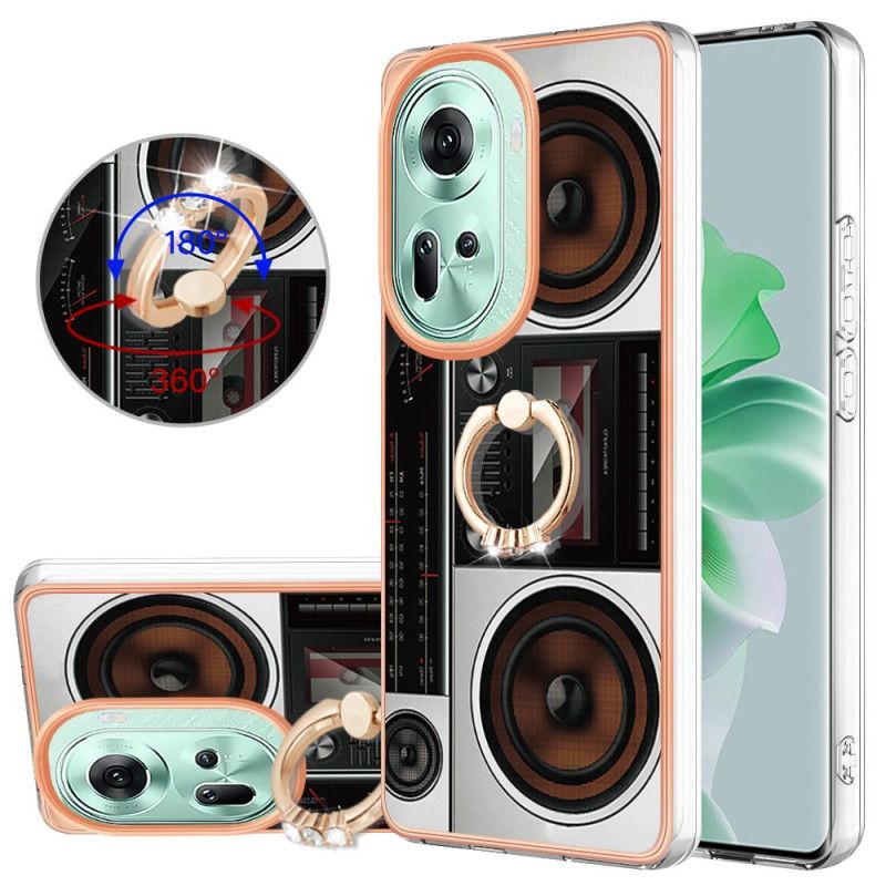 Kryt Na Oppo Reno 11 5g Rádiový Podporný Krúžok