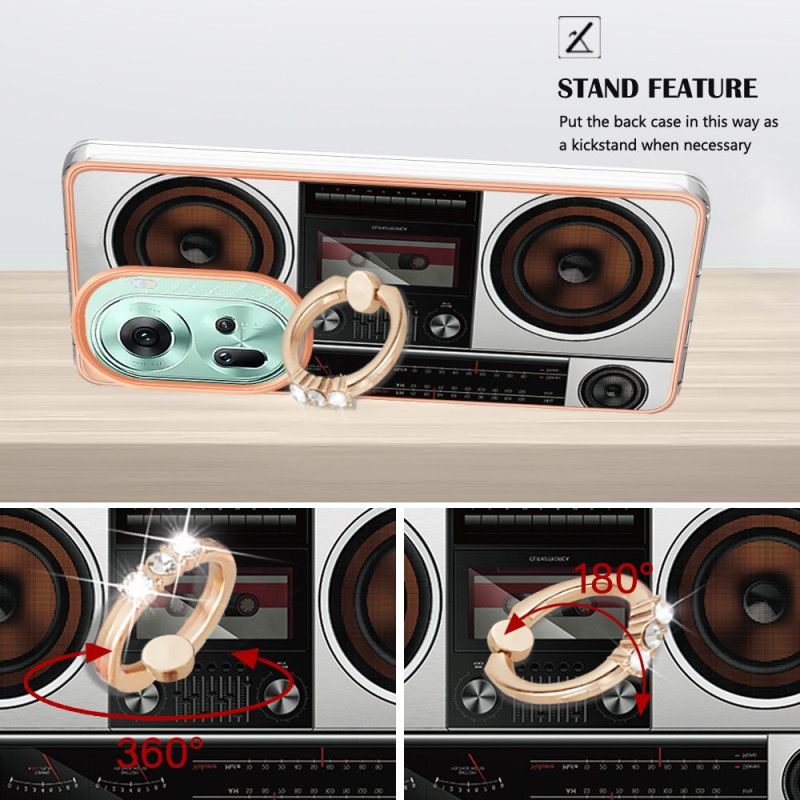 Kryt Na Oppo Reno 11 5g Rádiový Podporný Krúžok