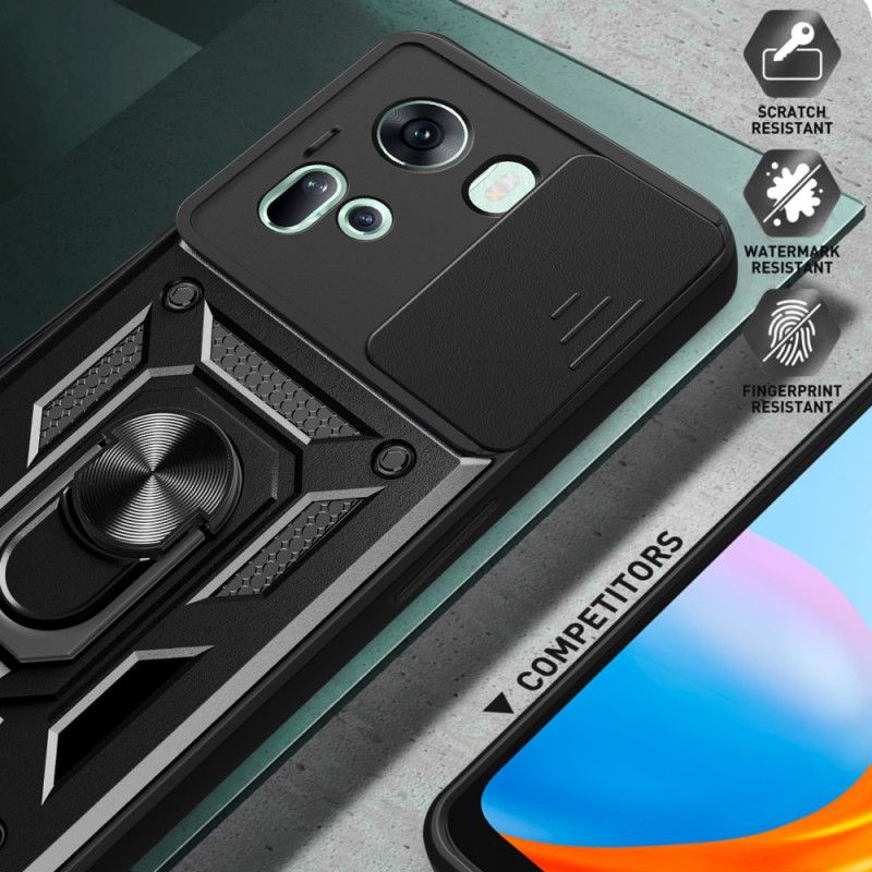 Kryt Oppo Reno 11 5g Kryt Na Mobil Ochranný Podporný Krúžok Posuvnej Šošovky