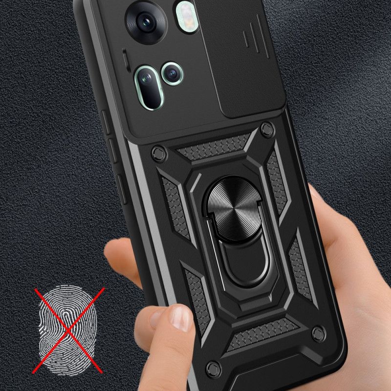 Kryt Oppo Reno 11 5g Kryt Na Mobil Ochranný Podporný Krúžok Posuvnej Šošovky