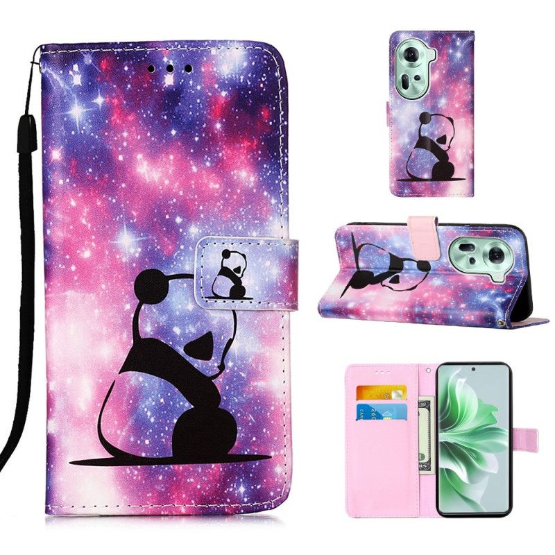 Puzdro Oppo Reno 11 5g Panda S Popruhom
