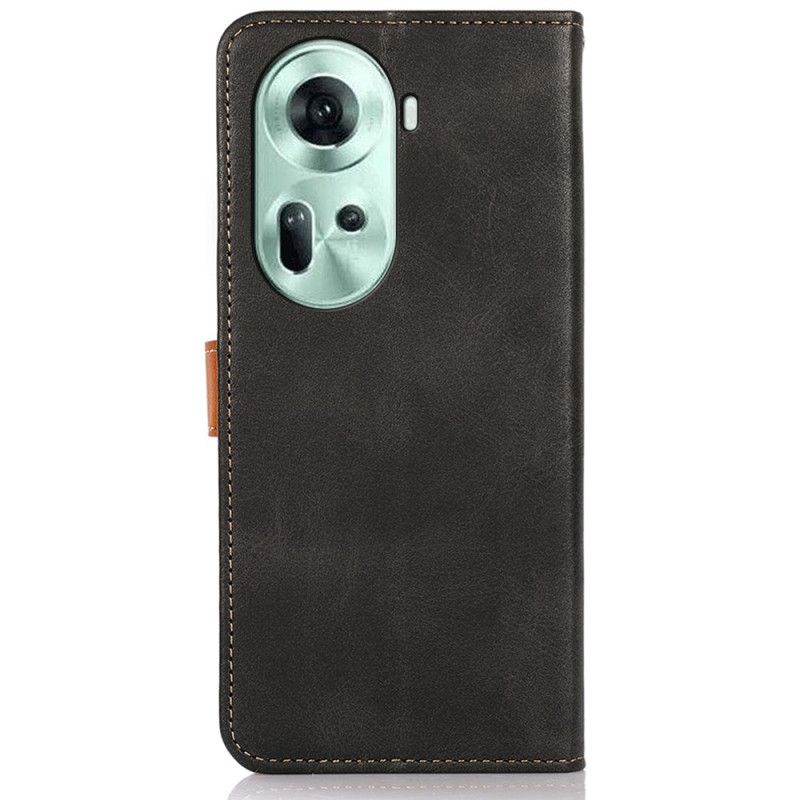 Puzdro Oppo Reno 11 5g Zlatá Magnetická Spona Khazneh