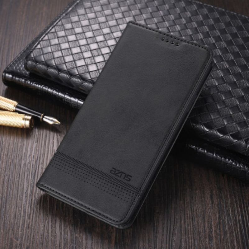 Flipové Puzdro Xiaomi Redmi Note 9T Kožené Puzdro Kožený Štýl Azns