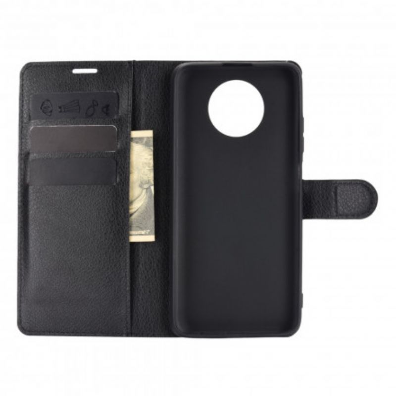 Kožené Puzdro Xiaomi Redmi Note 9T Klasická Umelá Koža