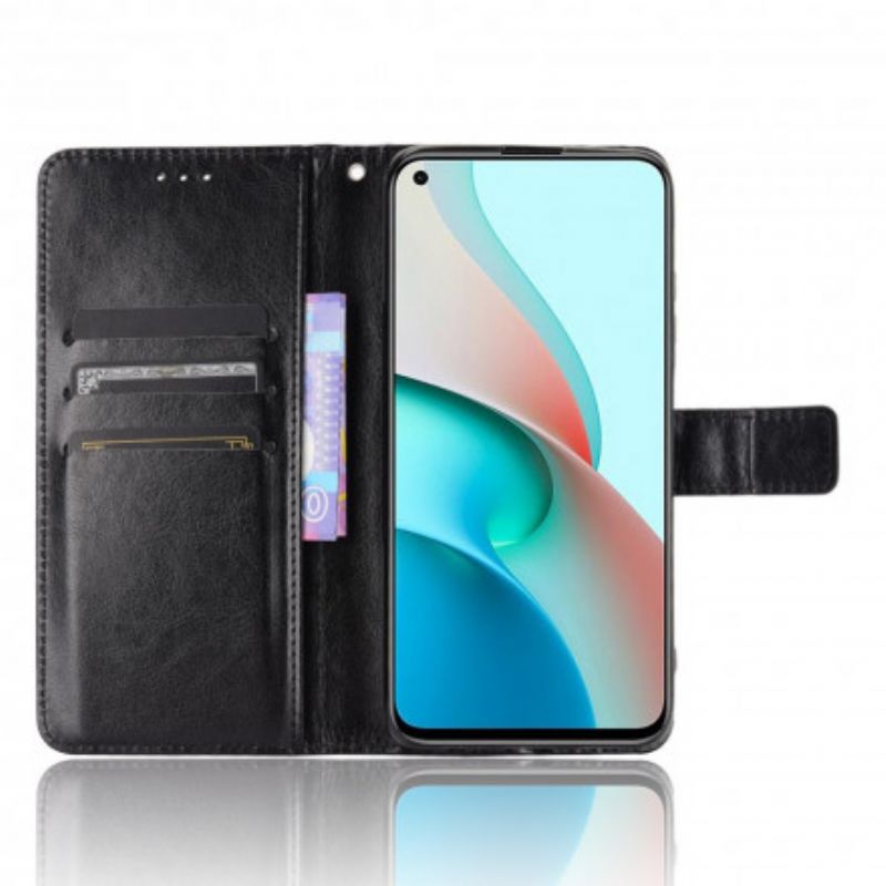 Kožené Puzdro Xiaomi Redmi Note 9T Krikľavá Umelá Koža