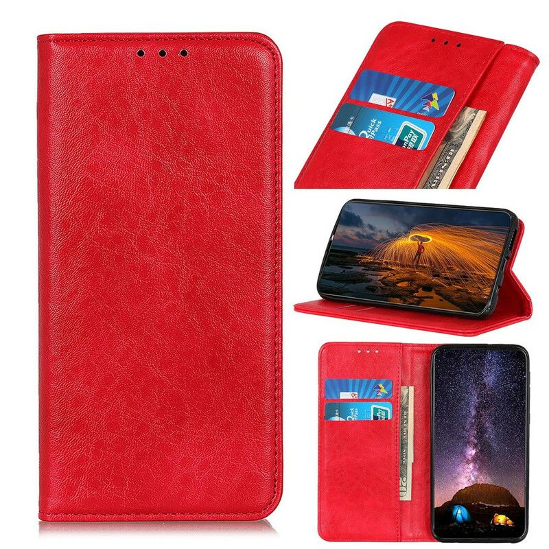 Flipové Puzdro Xiaomi Redmi 9A Kožené Puzdro Štruktúrovaná Štiepaná Koža
