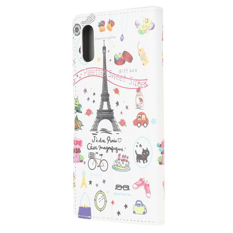 Kožené Puzdro Xiaomi Redmi 9A Milujem Paríž