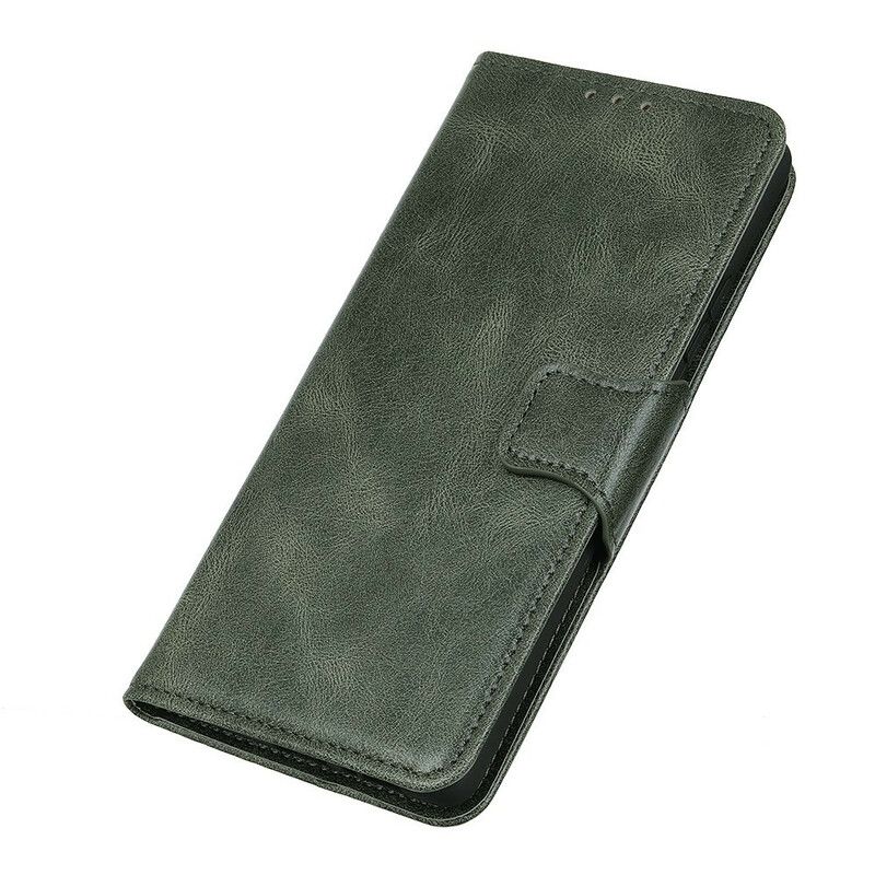 Kožené Puzdro Xiaomi Redmi 9A Obojstranná Spona S Koženým Efektom