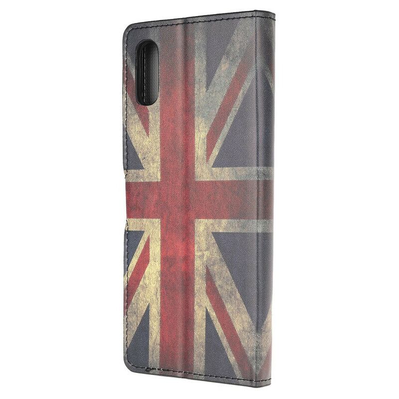 Kožené Puzdro Xiaomi Redmi 9A Vlajka Anglicka