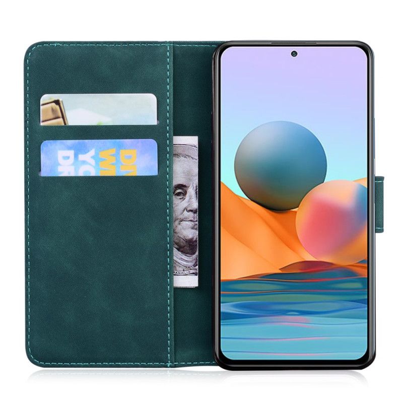 Flipové Puzdro Xiaomi Redmi Note 10 Pro Skin-touch Butterfly