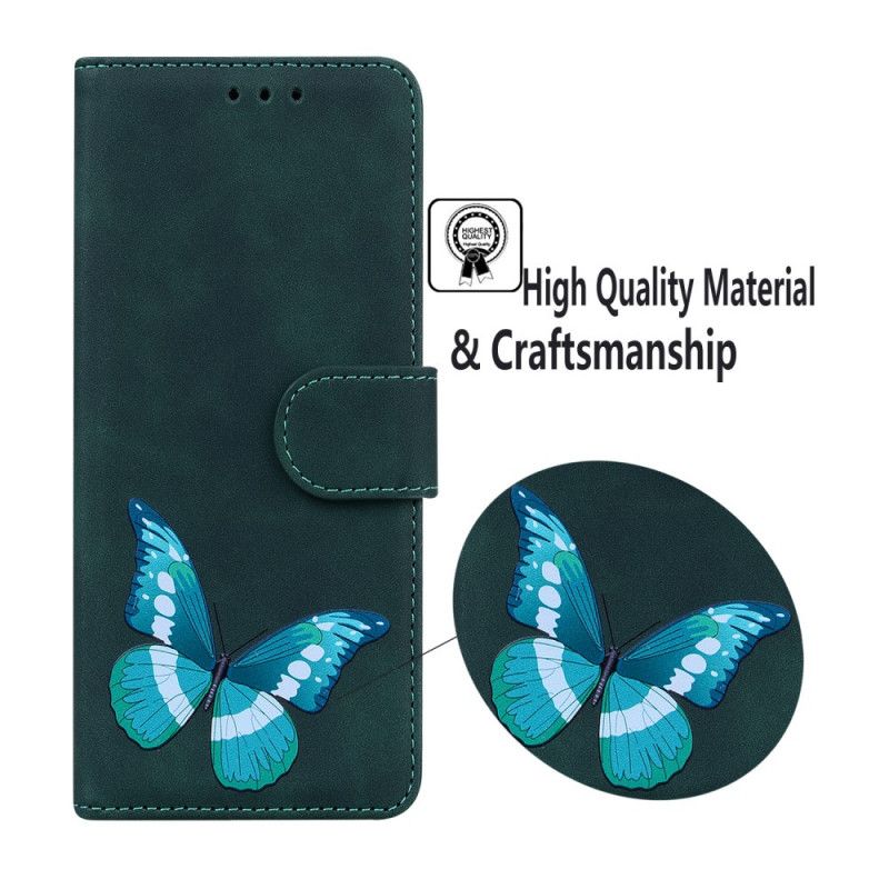 Flipové Puzdro Xiaomi Redmi Note 10 Pro Skin-touch Butterfly