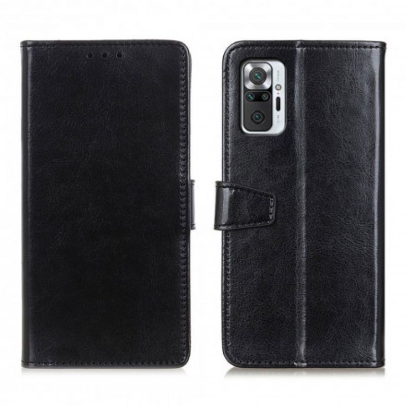 Kožené Puzdro Xiaomi Redmi Note 10 Pro Klasický Kožený Efekt