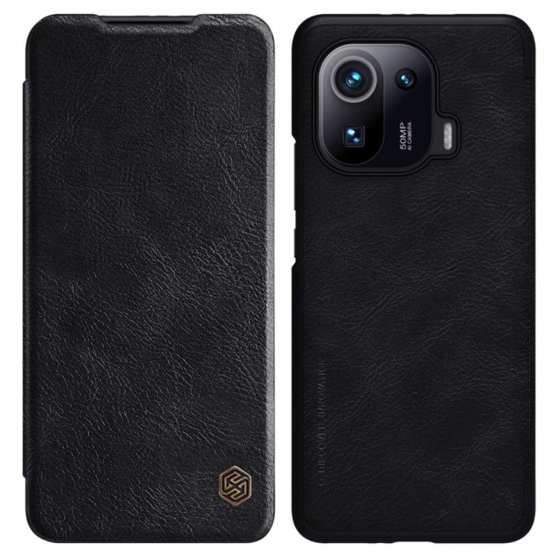 Flipové Puzdro Xiaomi Mi 11 Pro Kožené Puzdro Séria Nillkin Qin