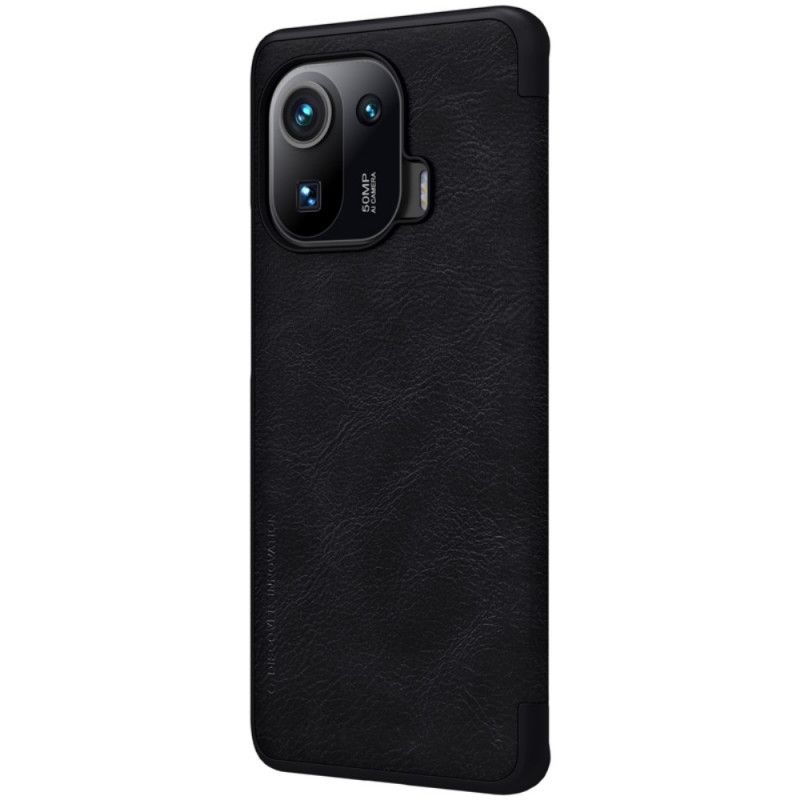 Flipové Puzdro Xiaomi Mi 11 Pro Kožené Puzdro Séria Nillkin Qin