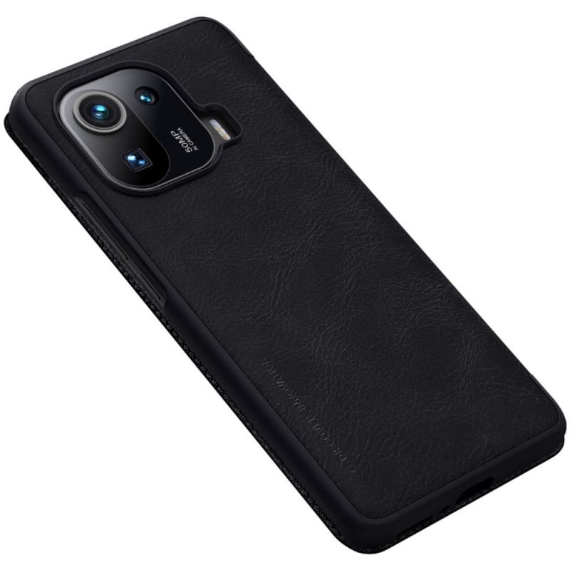 Flipové Puzdro Xiaomi Mi 11 Pro Kožené Puzdro Séria Nillkin Qin
