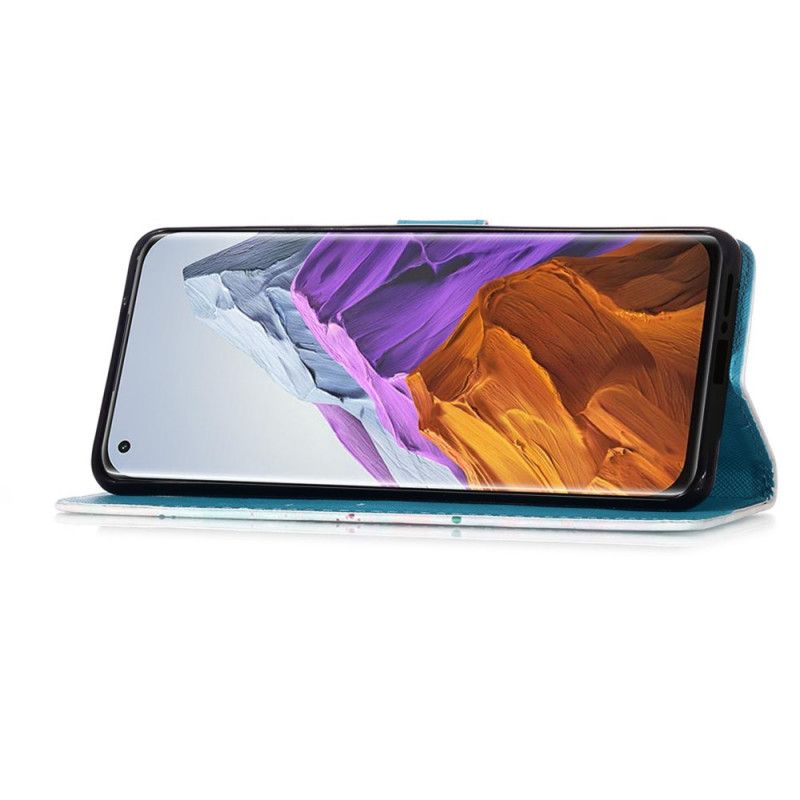 Flipové Puzdro Xiaomi Mi 11 Pro Zlaté Motýle
