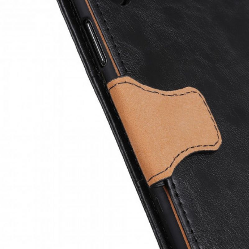 Peňaženkový Kryt Xiaomi Mi 11 Pro Delená Kožená Obojstranná Spona