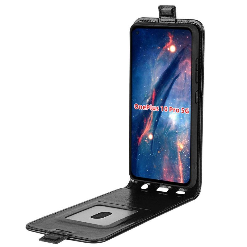 Flipové Puzdro OnePlus 10 Pro 5G Kožené Puzdro Efekt Vertikálnej Klapky