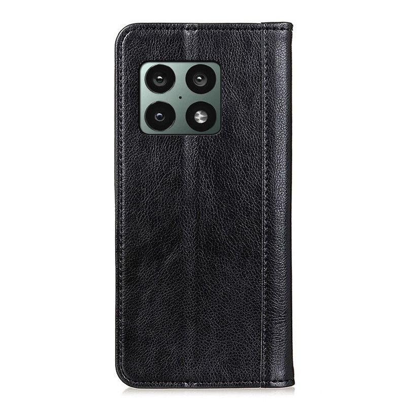 Flipové Puzdro OnePlus 10 Pro 5G Kožené Puzdro Litchi Kožené Farebné Prevedenie