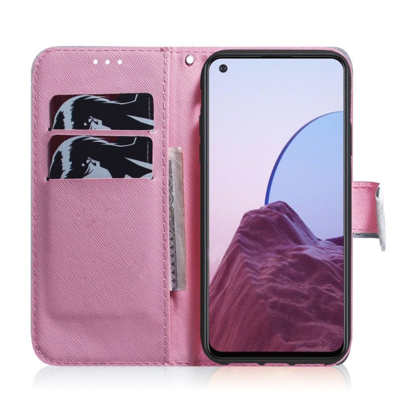 Kožené Puzdro OnePlus 10 Pro 5G Kvet Dusty Pink
