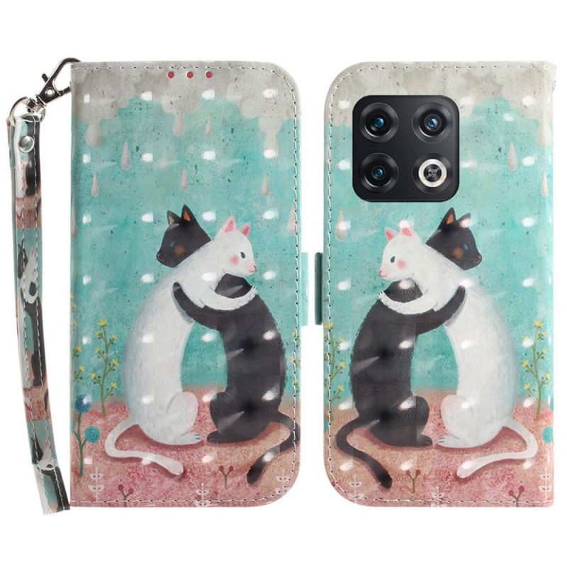Kožené Puzdro OnePlus 10 Pro 5G Tangá Cats