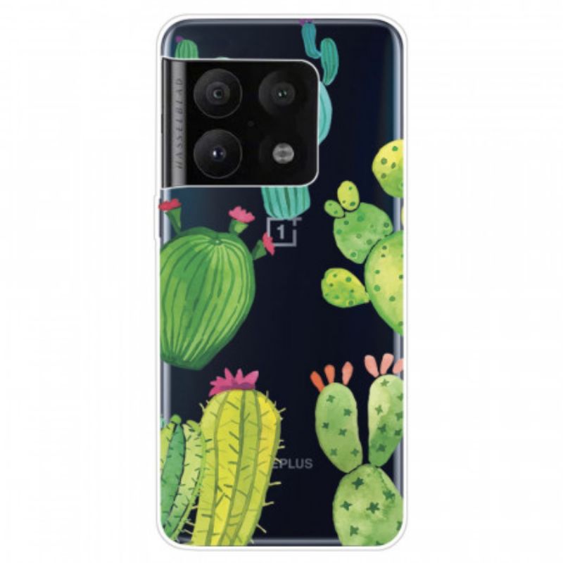 Kryt OnePlus 10 Pro 5G Akvarelové Kaktusy