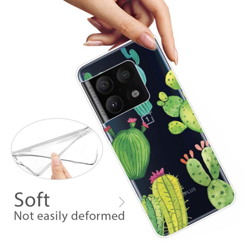 Kryt OnePlus 10 Pro 5G Akvarelové Kaktusy