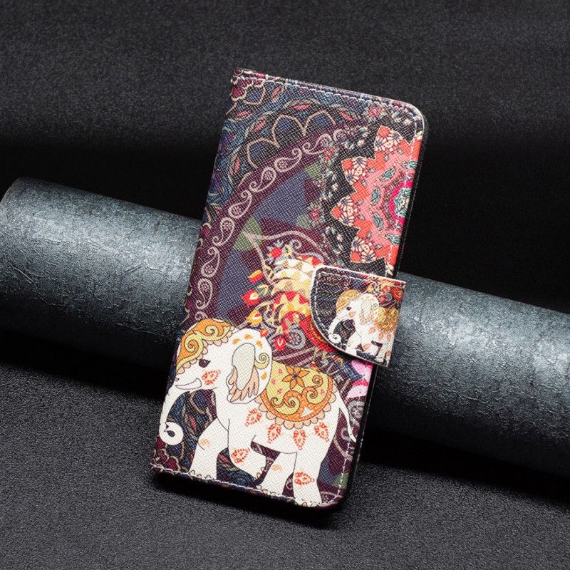 Kožené Puzdro Xiaomi 13 Lite Kmeňový Slon