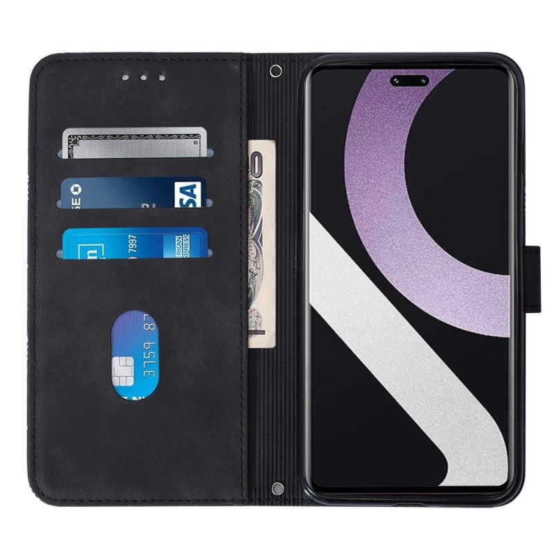 Kožené Puzdro Xiaomi 13 Lite Trojuholníky Popruhov