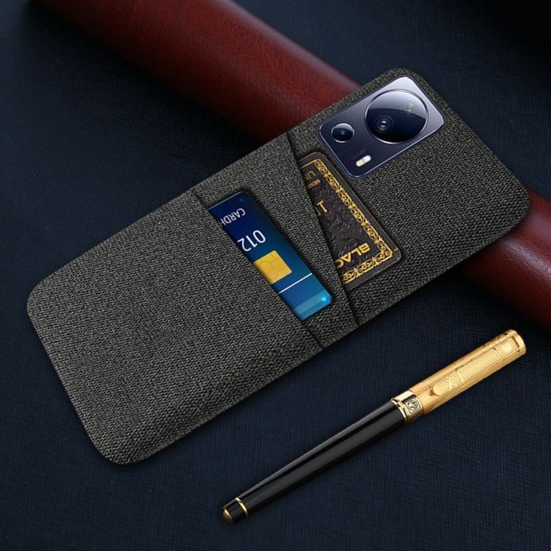 Kryt Xiaomi 13 Lite Tkanina S Držiakom Na Karty