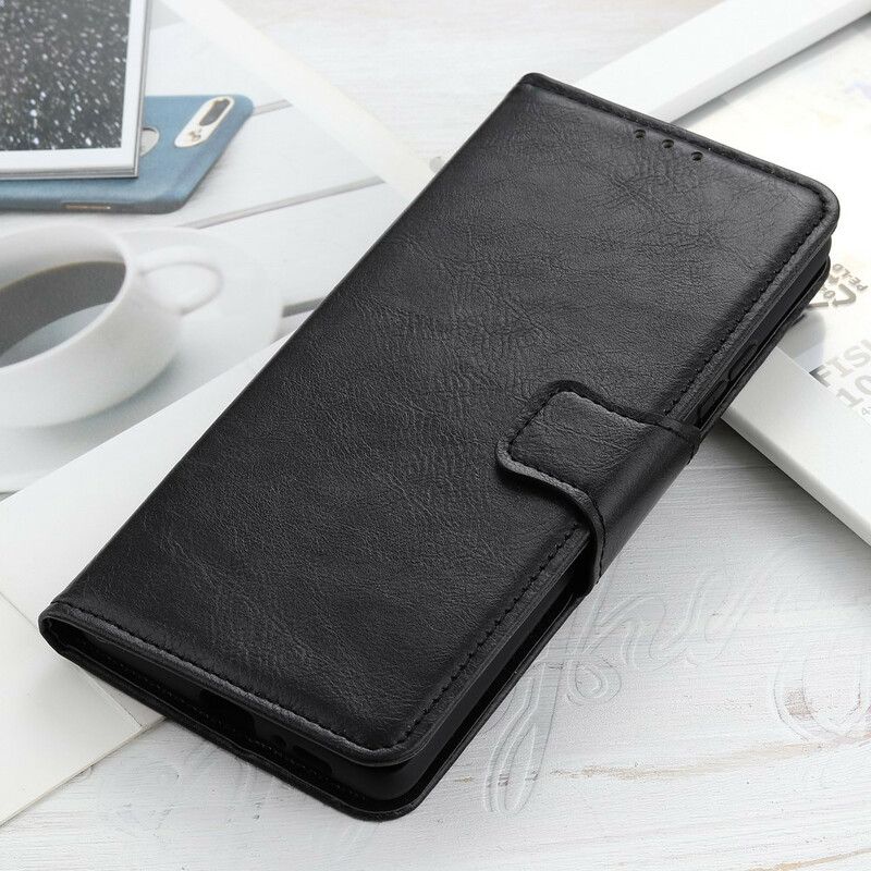 Kožené Puzdro OnePlus Nord 2 5G Obojstranná Spona S Koženým Efektom