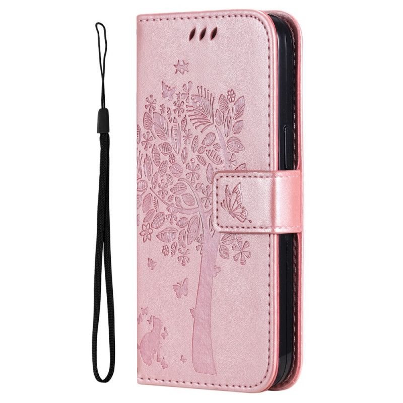Kožené Puzdro OnePlus Nord 2 5G Strom A Strappy Cat