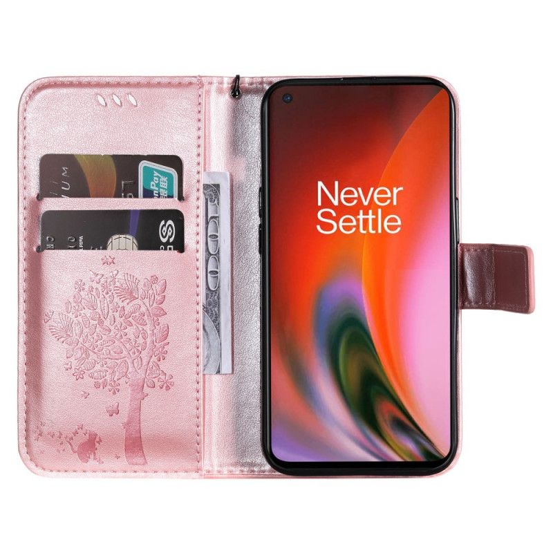 Kožené Puzdro OnePlus Nord 2 5G Strom A Strappy Cat