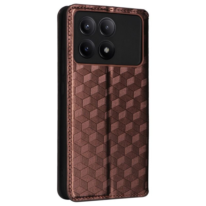 Flipové Puzdro Poco X6 Pro 5g Kryt Na Mobil 3d Diamanty