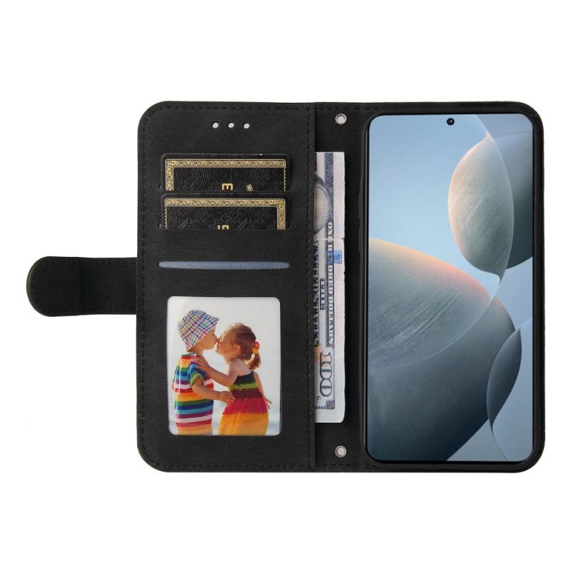 Puzdro Poco X6 Pro 5g Ozdobný Remeňový Nit