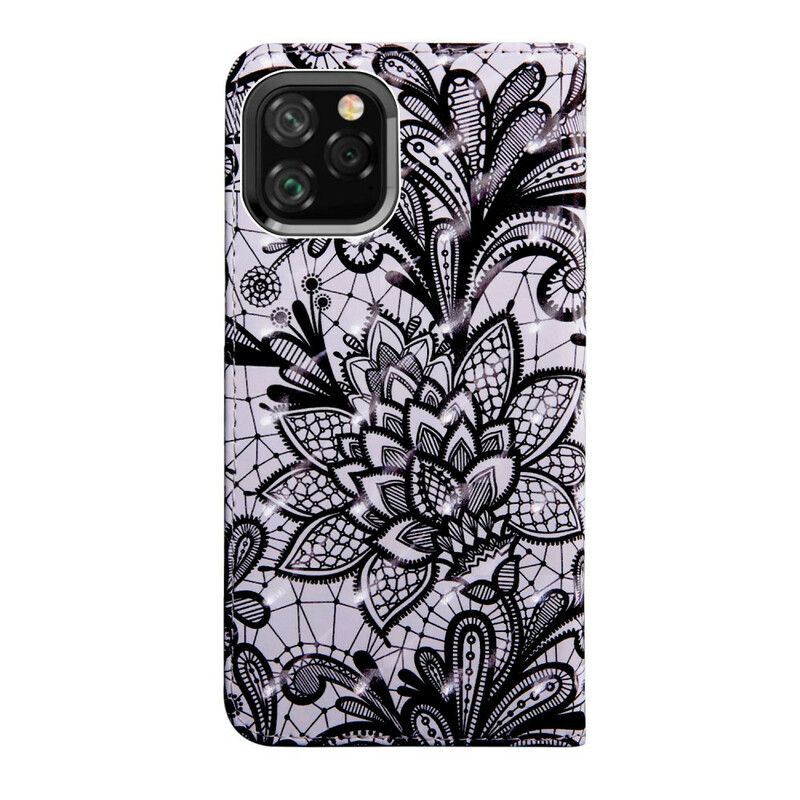 Flipové Puzdro iPhone 11 Pro Úplne Čipka